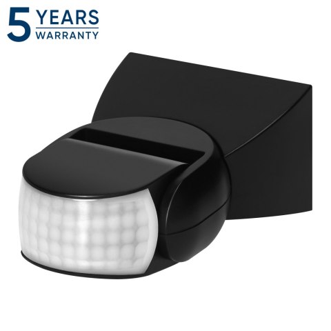 Czujnik ruchu 180° 2 sensory, IP65, 1200W, czarny, TUYA Smart Wi-Fi