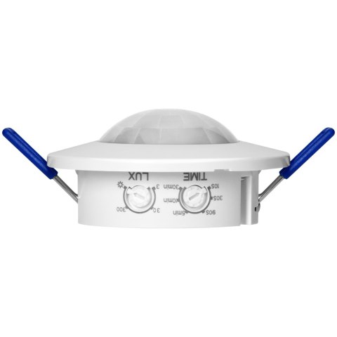 Czujnik ruchu 360°, IP20, 1200W, zasięg max. 8m, biały