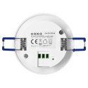 Czujnik ruchu 360°, IP20, 1200W, zasięg max. 8m, biały