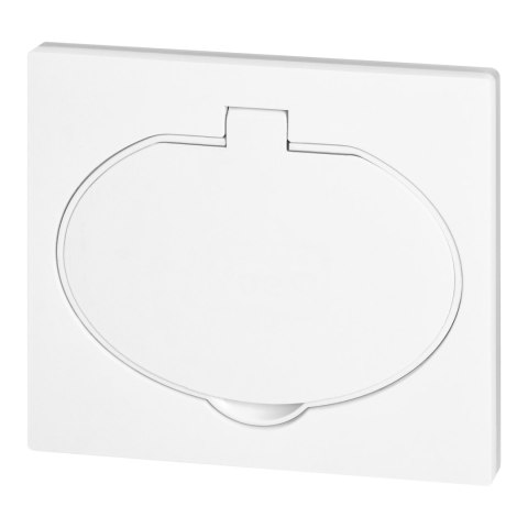Hermetyczne gniazdo elektryczne, IP44, 1x2P+Z(Schuko), białe