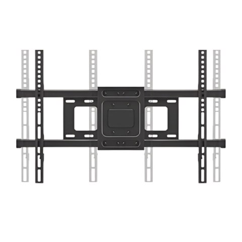 Uchwyt / wieszak do TV Maclean, max VESA 600x400, 32-85", 60kg, reg.kąta w pionie i poziomie, profil 65-390mm, czarny, MC-789