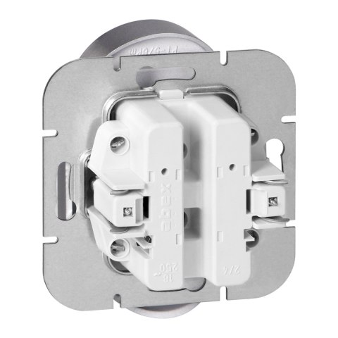 Gniazdo podwójne p/t 2x2P+Z Pearl, 16A, 250V, PT-6 PR, antracyt