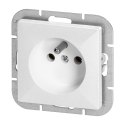 Gniazdo pojedyncze p/t 2P+Z Pearl, 16A, 250V, PT-16P, biały