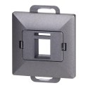 Płytka czołowa + 1xRJ45 Pearl, PC+ARJ45/P1, antracyt