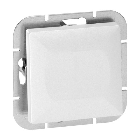 Przycisk dzwonek p/t Pearl, 10A, 250V, WP-6/7P, biały