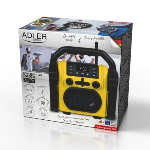 AD 1911 Radio budowlane z bluetooth - ipx 54