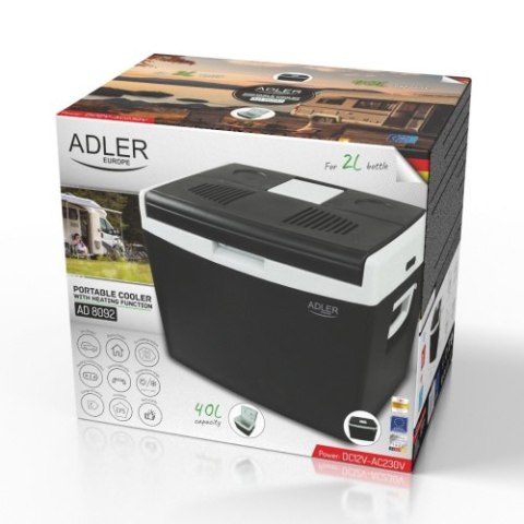 AD 8092 Lodówka turystyczna 40l | zasilanie ac/dc