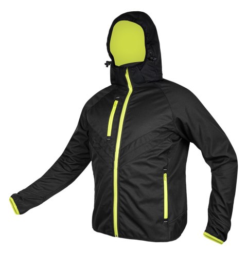 Kurtka Mix&Match Softshell, czarno-żółta, rozmiar XXXL