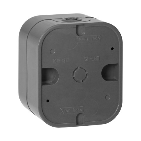 Łącznik n/t schodowy B2, 10A, 250V, IP54, WNT-5B2, szary/czarny