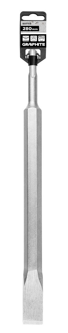Dłuto płaskie SDS Plus 20 x 17 x 280 mm