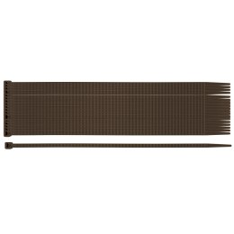 Opaski zaciskowe ogrodowe 3.6 x 200 mm, 50 szt., brązowe