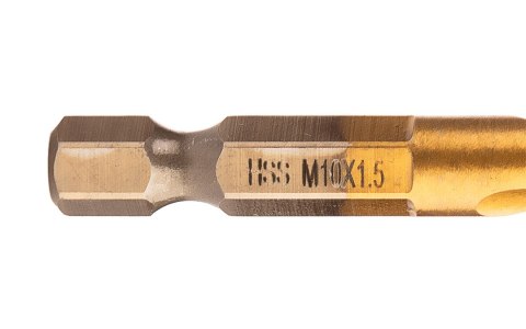 Wiertło gwintujące HSS TiN, M10 x 1.5 mm, Hex