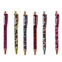 Długopis Metalowy Automatyczny Panterka Niebieski Tusz 1.0mm