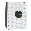 Torba Prezentowa Z Kropkami Napis Just For You 23 x 18 x 10,5 cm