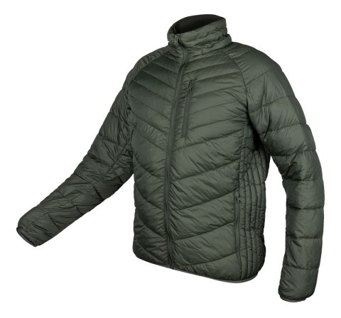 Kurtka Mix&Match, pikowana, puchowa, lekka, oliwkowo-czarna, rozmiar XL