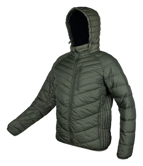 Kurtka Mix&Match, pikowana, puchowa, lekka, oliwkowo-czarna, rozmiar XL