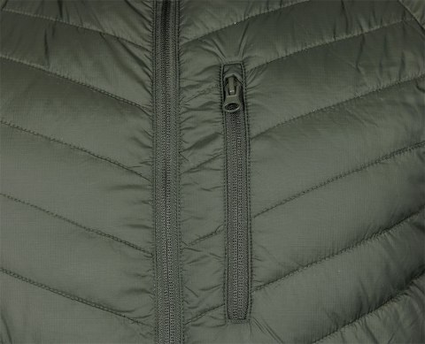 Kurtka Mix&Match, pikowana, puchowa, lekka, oliwkowo-czarna, rozmiar XL