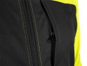 Kurtka robocza ostrzegawcza Softshell, żółto-czarna, rozmiar M