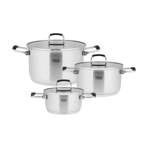 Zestaw garnków 6 elementów TEESA COOK PRIME