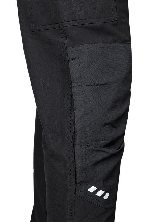 Spodnie robocze Mix&Match, 4 way stretch, czarno-pomarańczowe, rozmiar L
