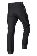 Spodnie robocze Mix&Match, 4 way stretch, czarno-zielone, rozmiar S