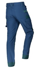 Spodnie robocze Mix&Match, 4 way stretch, granatowo-zielone, rozmiar XS