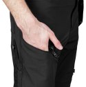 Spodnie robocze Mix&Match, 4 way stretch, z kaburami, Cordura, czarne, rozmiar S
