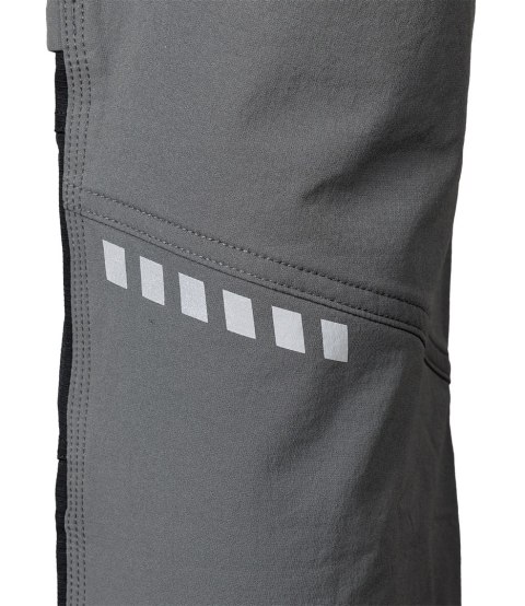 Spodnie robocze Mix&Match, 4 way stretch, z kaburami, Cordura, szaro-czarne, rozmiar XL