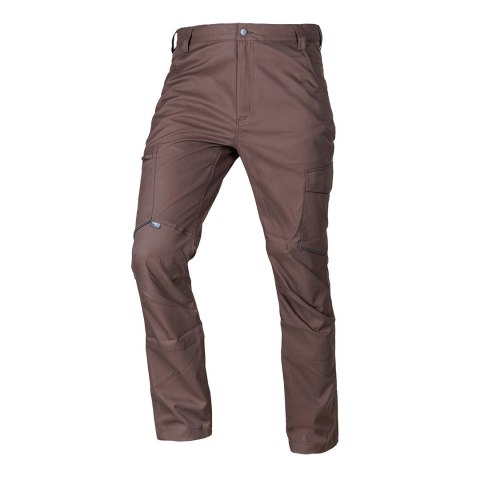 Spodnie robocze Mix&Match, stretch, brązowe, rozmiar L