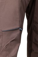 Spodnie robocze Mix&Match, stretch, brązowe, rozmiar XL