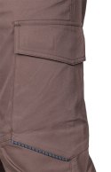 Spodnie robocze Mix&Match, stretch, brązowe, rozmiar XL