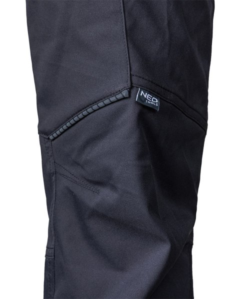 Spodnie robocze Mix&Match, stretch, czarne, rozmiar M