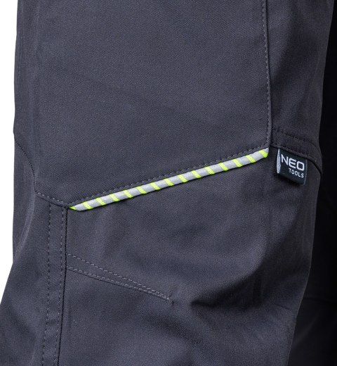 Spodnie robocze Mix&Match, stretch, szare, rozmiar L