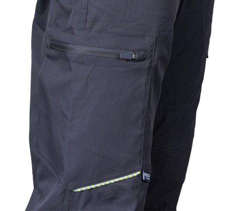 Spodnie robocze Mix&Match, stretch, szare, rozmiar M