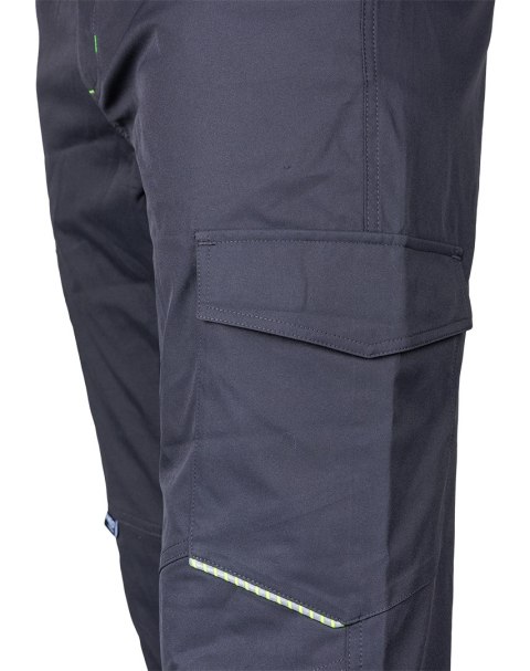 Spodnie robocze Mix&Match, stretch, szare, rozmiar XS