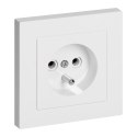 Gniazdo pojedyncze p/t 2P+Z Malta, 16A, 250V, PT-16M, biały