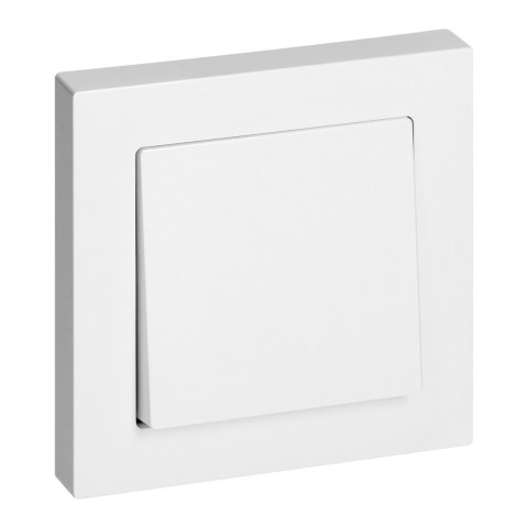 Łącznik p/t jednobiegunowy Malta, 10A, 250V, WP-1M, biały