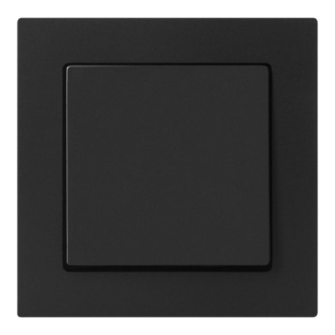 Przycisk dzwonek p/t Malta, 10A, 250V, WP-6/7M, czarny mat