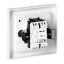 Przycisk dzwonek p/t z podświeleniem Malta, 10A, 250V, WP-6/7M/S, biały