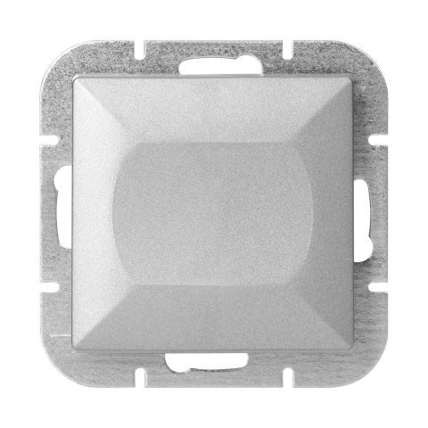Łącznik p/t jednobiegunowy Pearl, 10A, 250V, WP-1P, srebrny