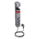 Przedłużacz biurkowy 3-krotny 2P+Z, 1,5M H05VV-F 3x1,5mm?, 2xUSB+1 typu C