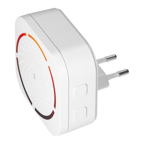 TULO AC, dzwonek bezprzewodowy sieciowy, learning system, 36 dźwięków, 150m, biały