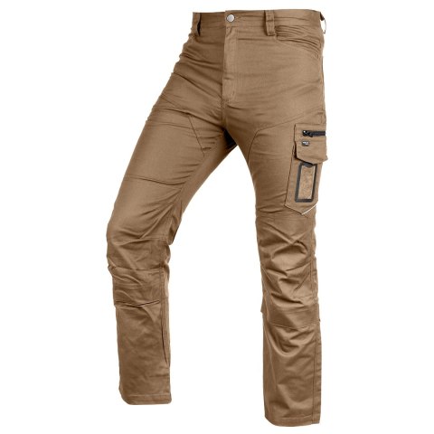 Spodnie robocze Mix&Match, Canvas, brązowe, rozmiar XXL