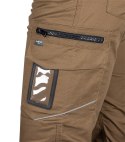 Spodnie robocze Mix&Match, Canvas, brązowe, rozmiar XXL