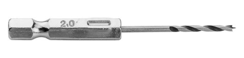 Wiertło do drewna Hex 2.0 mm