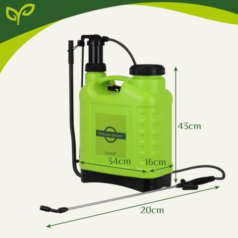 Opryskiwacz ciśnieniowy ręczny 16L Gardlov 25569