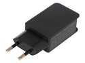 76-032# Ładowarka sieciowa gniazdo usb 2a czarna