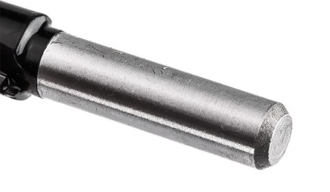 Frez do drewna prosty, dwuostrzowy, widiowy, 12 x 25 mm, trzpień 8 mm
