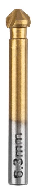Wiertła fazujące stożkowe pogłębiacze TiN, 6.3 - 20.5 mm, zestaw 6 szt.