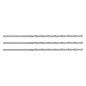 Wiertło do metalu HSS, DIN 340, przedłużane, 2 mm, 3 szt.